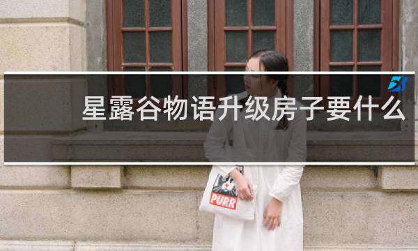 星露谷物语升级房子要什么