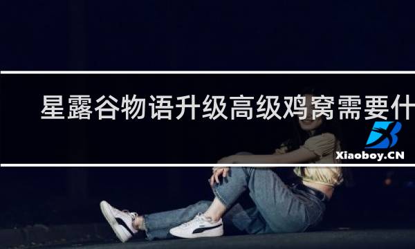 星露谷物语升级高级鸡窝需要什么
