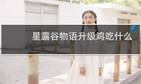 星露谷物语升级鸡吃什么