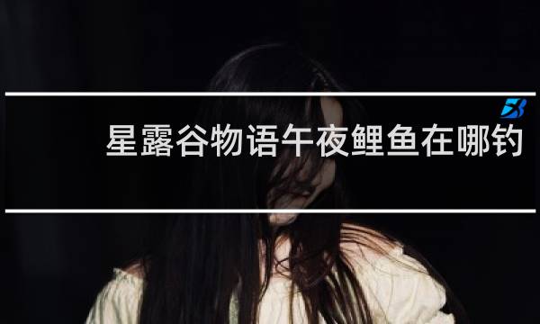星露谷物语午夜鲤鱼在哪钓