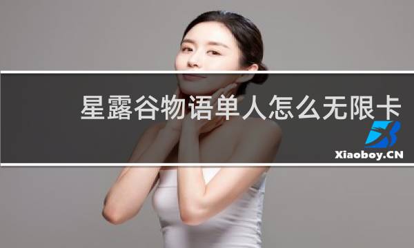 星露谷物语单人怎么无限卡