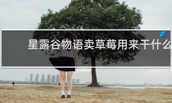 星露谷物语卖草莓用来干什么