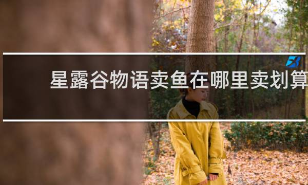 星露谷物语卖鱼在哪里卖划算