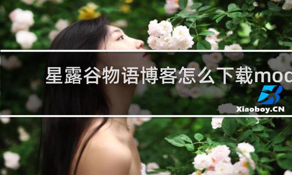 星露谷物语博客怎么下载mod