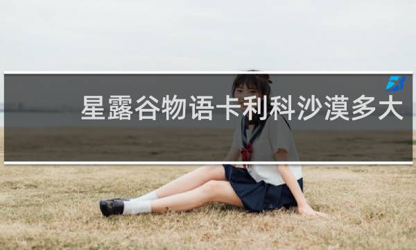 星露谷物语卡利科沙漠多大
