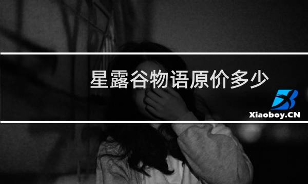 星露谷物语原价多少