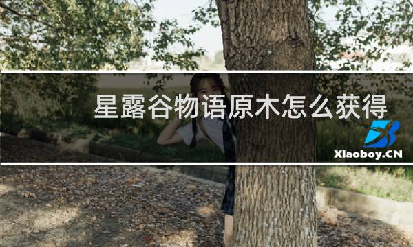 星露谷物语原木怎么获得