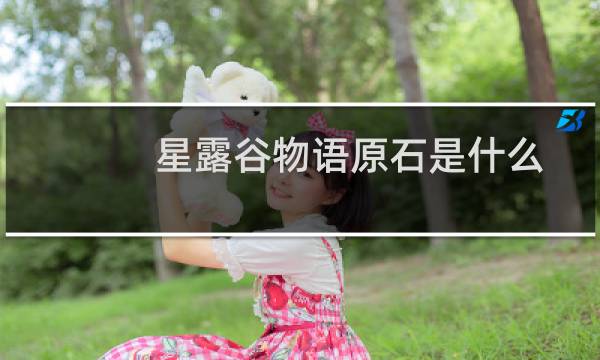 星露谷物语原石是什么