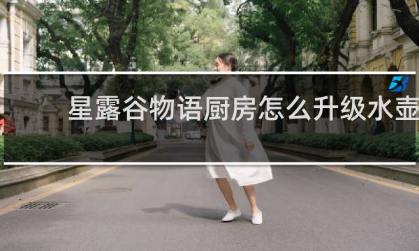 星露谷物语厨房怎么升级水壶