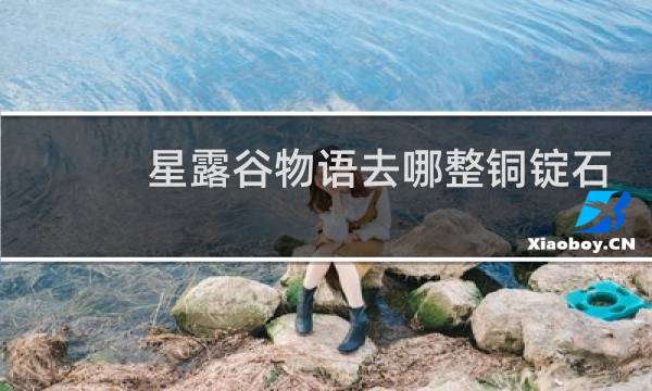 星露谷物语去哪整铜锭石