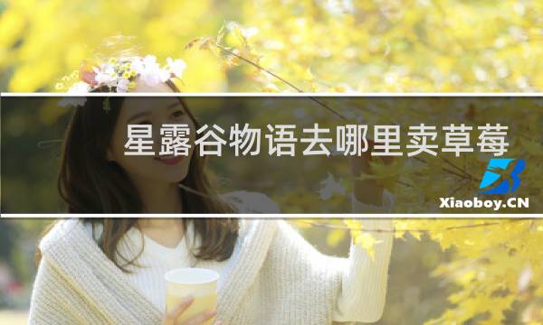 星露谷物语去哪里卖草莓