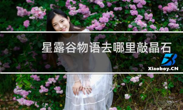 星露谷物语去哪里敲晶石