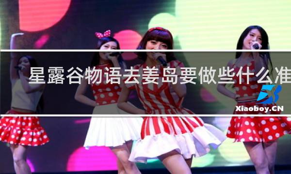 星露谷物语去姜岛要做些什么准备