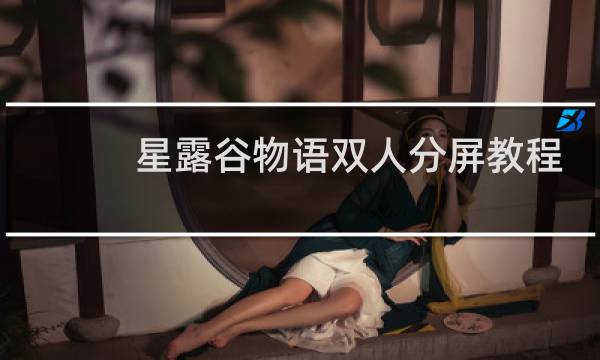 星露谷物语双人分屏教程