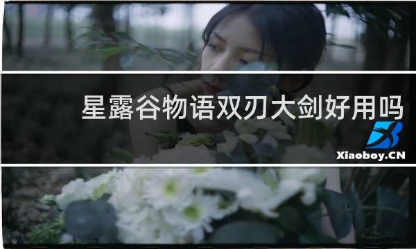 星露谷物语双刃大剑好用吗