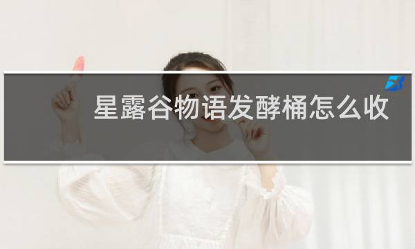 星露谷物语发酵桶怎么收