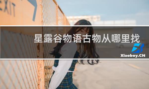 星露谷物语古物从哪里找
