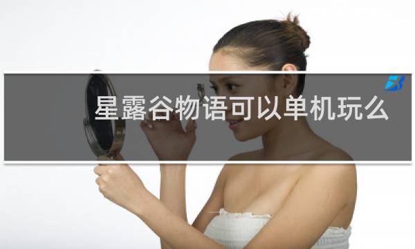 星露谷物语可以单机玩么