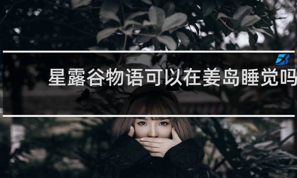 星露谷物语可以在姜岛睡觉吗