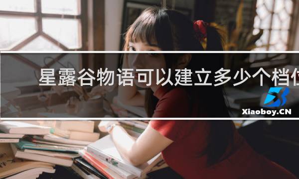 星露谷物语可以建立多少个档位