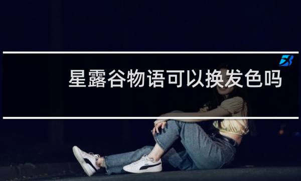 星露谷物语可以换发色吗