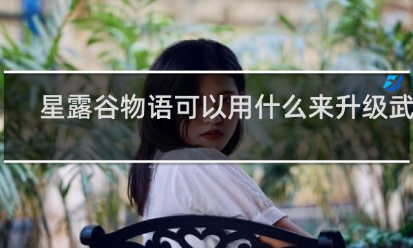 星露谷物语可以用什么来升级武器