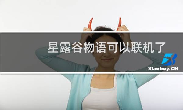 星露谷物语可以联机了