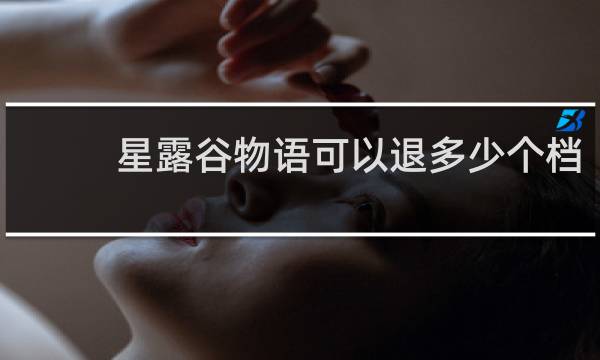 星露谷物语可以退多少个档