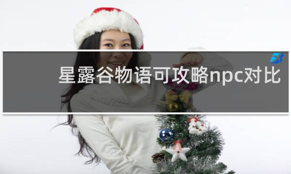星露谷物语可攻略npc对比