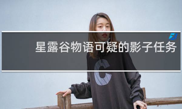 星露谷物语可疑的影子任务