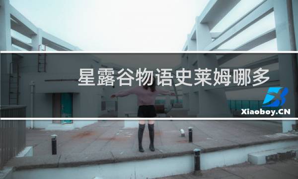 星露谷物语史莱姆哪多