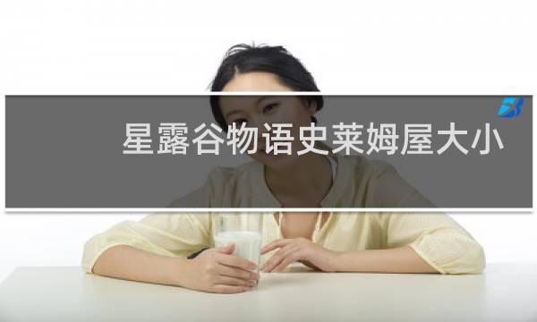 星露谷物语史莱姆屋大小