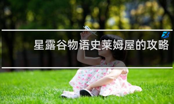 星露谷物语史莱姆屋的攻略