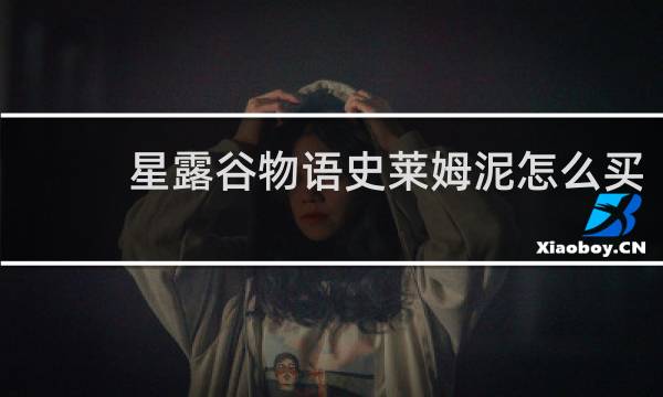 星露谷物语史莱姆泥怎么买