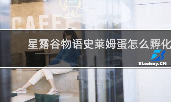星露谷物语史莱姆蛋怎么孵化