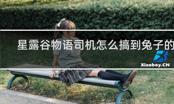 星露谷物语司机怎么搞到兔子的脚