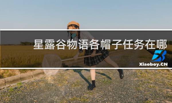 星露谷物语各帽子任务在哪