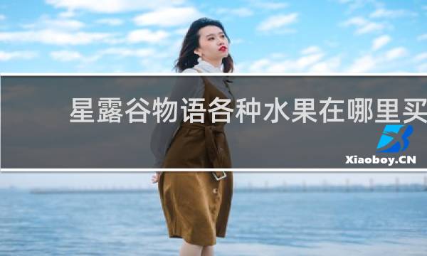 星露谷物语各种水果在哪里买