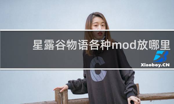 星露谷物语各种mod放哪里