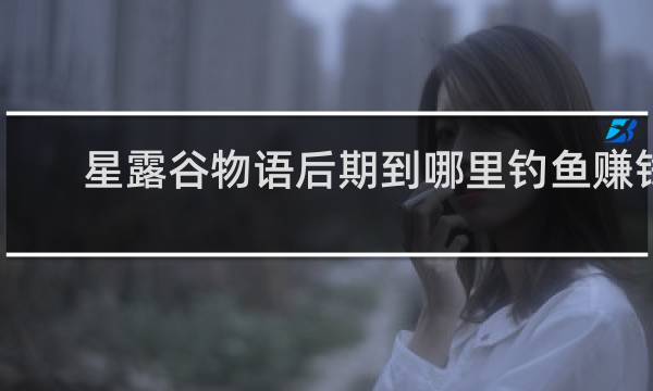星露谷物语后期到哪里钓鱼赚钱