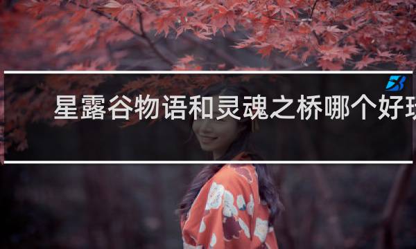 星露谷物语和灵魂之桥哪个好玩