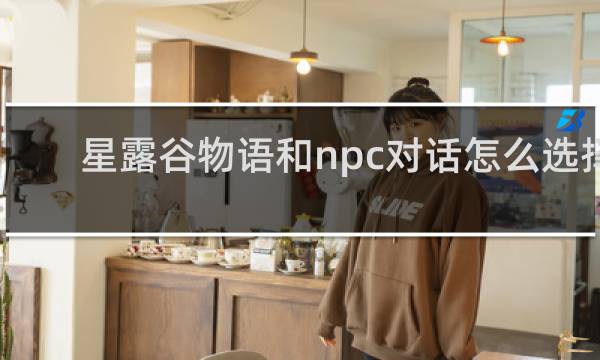 星露谷物语和npc对话怎么选择