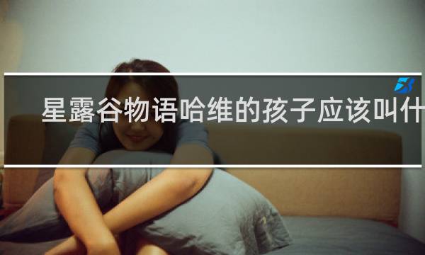 星露谷物语哈维的孩子应该叫什么