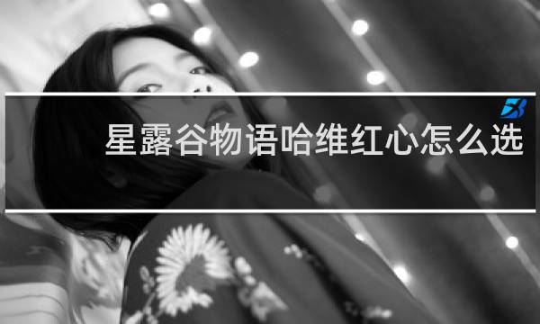 星露谷物语哈维红心怎么选