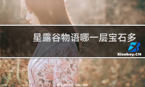 星露谷物语哪一层宝石多