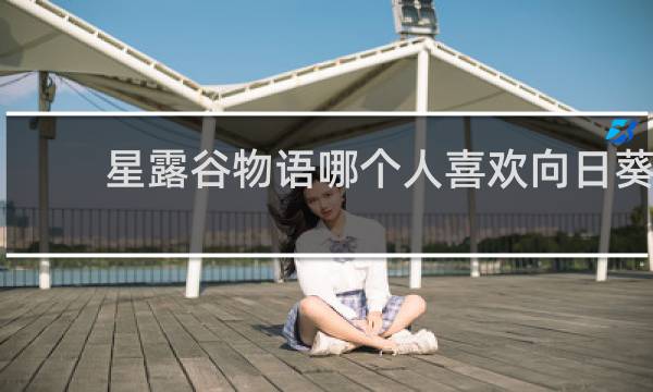 星露谷物语哪个人喜欢向日葵