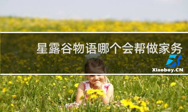 星露谷物语哪个会帮做家务
