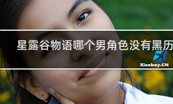 星露谷物语哪个男角色没有黑历史