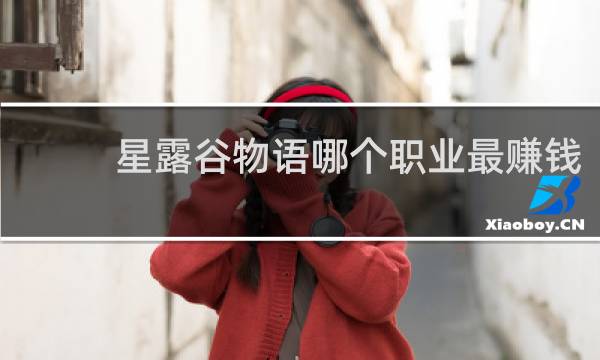 星露谷物语哪个职业最赚钱