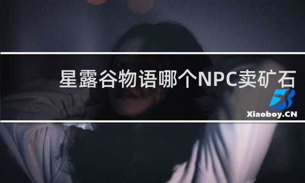 星露谷物语哪个NPC卖矿石